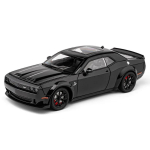 1/24 Dodge Challenger Hellcat M&auml;nguauto Valatud metallautod M&auml;nguasjad Tagasit&otilde;mmatavad Hellcat Hellcat Mudelautod Hellc lastele must