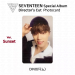 Seventeen Erialbumi Director's Cut Ametlik fotokaart KPOP K-POP Dino (Sunset Ver.)