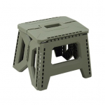 Plastikust kokkupandav taburet koos kaasaskantava k&auml;epidemega, 400 naela, kerge ja vastupidav v&auml;lik&auml;mping jahipidamine piknik kalap&uuml;&uuml;k kokkupandav mini iste roheline