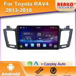 Autoraadio Toyota RAV4 4 XA40 5 XA50 2012 - 2018 jaoks Carplay Navigatsioon GPS Android Auto Multimeediapleier Stereo Peak 4G Ei 2din 4 core 1GB+32GB carplay