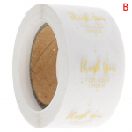 500 etiketti Ilusad asjad kleebiste sees T&auml;name tellimuse eest Kleebis K&uuml;psetusplomm Kleebised