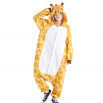 Žiraafi onesie t&auml;iskasvanutele &Uuml;hes t&uuml;kis pidžaama Halloweeni kost&uuml;&uuml;m J&otilde;ulud Kigurumi T&auml;iskere kost&uuml;&uuml;m L kollane/valge