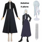 Anime Jujutsu Kaisen Mei Mei Cosplay kost&uuml;&uuml;m Vormiri s&auml;rk Culottes Lips Parukas T&auml;ielik Halloweeni karnevalipeo kost&uuml;&uuml;m naistele L-(Costume+Wig)