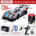 SG918MAX 1:16 4WD RC auto 70KM/H harjadeta mootor 2,4G kaugjuhtimispuldiga autod kiire maastikus&otilde;iduk koos LED-valgusega m&auml;nguasjaga lastele kingitus valge