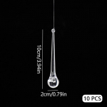 Loominguline akr&uuml;&uuml;list koolibri pulmade l&auml;bipaistev kristallist linnukaunistusega ripats 10*2CM