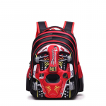 3D-auto laste koolikott v&otilde;idus&otilde;idu Kolmem&otilde;&otilde;tmeline veekindel koolikott poiste ja t&uuml;drukute armsate laste multifilmide seljakott 32*19*39cm punane