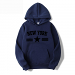 Mehed Naised New York U.S.A Linn Kapuutsiga Pusad Mood Kirjaga Prindiga Graafilised Dressipluusid Lahtised Vabaaja Harajuku Kapuutsiga Pullover Sportr&otilde;ivad S