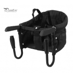 Beebi s&ouml;&ouml;gilaua tool Kokkupandav veekindel Oxfordi riidest 5-punktiline turvav&ouml;&ouml; reguleeritav kinnituss&uuml;steem Kaasaskantav lauast s&ouml;&ouml;gitool must