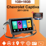 Android Carplay Autoraadio Chevrolet Captiva 2011-2016 jaoks Multimeediam&auml;ngija Pea&uuml;ksus Stereo GPS-navigatsioon BT WIFI 2+32GB 1+16GB,A orange