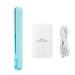 Mini lokirulli kaasaskantav laetav USB kahekordse kasutusega juuste lokirulli sirgendaja sujuvaks ja ohutuks kujundamiseks