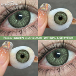 EYESHARE Colored Contact Lenses Latest Model Black Spectacle Lenses Emerald Green Color Lenses Ocean Blue Lenses Gray Natural Color Lenses 1 Pair 0