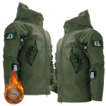 Talvine &otilde;uejope &uuml;likond Meeste pluss sametist paksu tuulekindla jopega m&auml;gironimis&uuml;likond XL