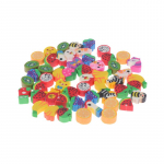 50 tk/komplekt armsad kummist kustutuskummid, loomad puuviljad, pliiatsid, &otilde;pilaste kontoritarbed one size