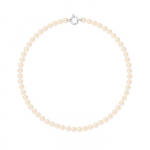 Kaelakee - Perlinea - AAA+ magevee kultiveeritud p&auml;rl - Naturaalne roosa - Sterling h&otilde;be - 42 cm