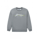 Li Ning Spordielustiili seeria &Uuml;hev&auml;rviline fliisist soe logotr&uuml;kiga &uuml;mmarguse kaelusega pusa pikkade varrukatega dressipluus Unisex dressipluus Hall AWDRC25-3 XXL