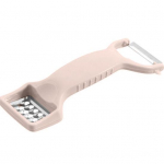 Talos mitmeotstarbeline juurvilja-puuvilja riiv porgandi kartuli kahe otsaga koorija k&ouml;&ouml;git&ouml;&ouml;riist roosa