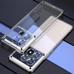 Xiaomi Redmi K70 Ultra Champion galvaniseeritud telefoni&uuml;mbris jaoks Redmi K70Ultra objektiivi k&otilde;ikeh&otilde;lmav silikoonist Soft Shell kate K70Ultra Champion must