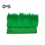 Karvane kost&uuml;&uuml;m peapael T&uuml;hja &uuml;laosaga peapael Parukas Decor Elastne pehme peakate Pall ventilaator Juukseaksessuaar kollane