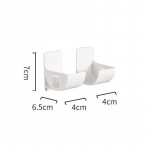 2 paari seinale kinnitatava pr&uuml;gikoti hoidja Pr&uuml;gikoti hoiukasti korraldaja kilekoti kilekonteinerite jaotur k&ouml;&ouml;giriiuli jaoks