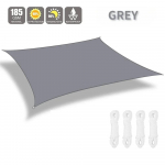 2mx3m Veekindel P&auml;ikesekaitse P&auml;ikesevarju Kaitse Varjepuri Markiis Telkimiskangas Suur V&auml;li Baldahhiin Aed Terrass 2*3M