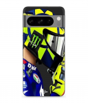 Coque - MANIACASE - Google Pixel 8a Pro - Souple - Noir - Casque de moto