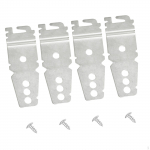 4Pcs 8269145 Dishwasher Mounting Bracket Accessories Sturdy Easy to Install Commercial Grade