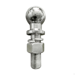 Trailer Hitch Ball 1 x 3 Shank Easy to Install, Universal, 5000lbs Capacity 50mm Diameter for Lawn