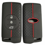 Silikoonist kaugjuhtimispuldi autov&otilde;tme &uuml;mbris Chery Tiggo 7 pro 8 Pro Exeed Tiggo 2 3x Arrizo 5 Pro Gx 5x EQ7 tiggo 4 autotarvikute jaoks punane