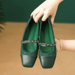Prantsuse &uuml;hekordsed kingad Naiste Disain Sense Niche Spring Ladyshoes V&auml;rviga sobivad Retro Mary Jane kingad 35 punane