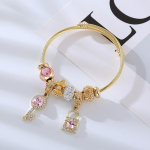 1 tk naiste Euroopa ja Ameerika Pan Family Sky Key Lock Rainbow ripats reguleeritav k&auml;ev&otilde;ru banketipeo p&uuml;hade kingitus 58-60mm