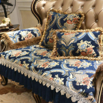 Luksuslik diivanikate Nelja hooaja universaalne elutoa dekoratsioon Diivanipadi Euroopa libisemiskindel diivanikate Jacquard-kangas Kate 58x65 beige