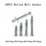 10 x METALLIST RASKED KIPSPLAADI &Otilde;UNUKORDSED SEINAANKRID PISKKINNITUSED M4*20mm