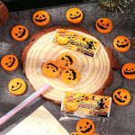 120 tk Pumpkin Eraser pliiatsikustutuskummid lastele s&uuml;nnip&auml;evaks Erinevaid uudseid v&auml;ikeseid armsaid peo Halloweeni karneval