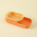 Uus kasside rohukarp ja kassile suupisted h&uuml;dropoonilised mullata istutuskasside rohupotikomplekt, mis aitab kassidel seedida kassi suupisteid oranž