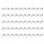 50tk metallist j&otilde;ulutuled rennikonksud roostevabast terasest j&otilde;ulutuled vihmaveerennid S 20x14mm Small