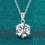 NeeTim 4ct 10mm moissaniit kaelakee naistele 925 sterlingh&otilde;be laboris kasvatatud teemant kullatud ripatsiga pulmapeo ehted 0.5ct 5mm Moissanite