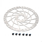 22cm Motorcycle Brake Disc 2.3mm Thick Wear Resistant Easy to Install Sturdy Plate for