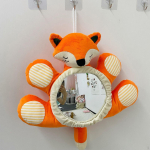 Car Baby Backseat Mirror, Interior Cartoon Animal, Easy to Observe, Wide View, Cute