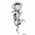 Veekindlad t&auml;toveeringu kleebised: V&auml;rsked uued stiilid ja kohandatavad komplektid 105*60mm