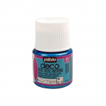 Peinture acrylique - PEBEO - D&eacute;co Nacr&eacute; - 45 ml - Bleu Turquoise - Finition brillante