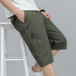 Suvised meeste vabaaja v&auml;lip&uuml;ksid p&otilde;lvp&uuml;ksid, lukuga tasku, puuvillased l&uuml;hikesed p&uuml;ksid, ronimine, elastne v&ouml;&ouml;koht, spordir&otilde;ivad XXL