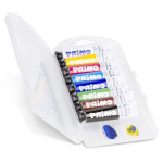Tube d&rsquo;aluminium, bo&icirc;te en PP, 8 couleurs. 12 ml