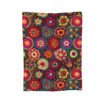 V&auml;rviline heegeldatud tekk Pehme soe flanellist tekk voodipesuks elutoa pikniku reisi kodu diivan 40x50in