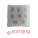 Silikoonvorm Unikaalsed geomeetrilised v&auml;&auml;riskivide loomisvormid V&auml;ikesed ripatsivormid Silikoontekstuur Suurep&auml;rane ehete valmistamiseks