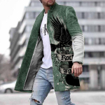Kevadine uus meeste tasku mitmek&uuml;lgne igap&auml;evane retro p&uuml;stkrae keskmine pikk villane mantel meeste vabaaja mantel meeste riided 5XL