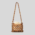 Niche disainiga akr&uuml;&uuml;lr&otilde;ngaga k&auml;ekott K&auml;sitsi kootud &otilde;&otilde;nes &otilde;lakott Naiste n&ouml;&ouml;riga crossbody kott kohv
