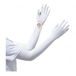 Naiste UV-p&auml;ikesekaitse pikad kindad t&auml;iss&otilde;rmekindad jahutavad k&auml;ekatted suvised s&otilde;idukindad v&auml;li spordi jaoks jalgrattas&otilde;it must