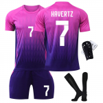 2425 Jalgpalli kampsunid L&uuml;hikesed p&uuml;ksid Sokid komplekt Uus hooaeg &Scaron;ortsid Sokid P&otilde;lvekaitse T&auml;iskasvanute Suurused Komplektid 26