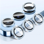 Samsung Galaxy A16 4G 5G jaoks Teemant Kaamera Objektiivi Kaitseklaas L&auml;ikiv Karastatud Klaasist Tagumine Objektiivi Kate Alumiinium Metallist R&otilde;ngas Galaxy A06 A16 4G 5G - 3PCS