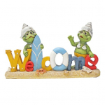 Multikas Udu Figuur Lauasilt Vaik Tere tulemast koju Kiri Konn Kuju Skulptuur Sise- V&auml;lis Aed Lauaplaadi Kaunistus Ornament B